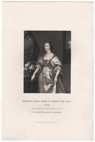 HENRIETTA MARIA QUEEN OF CHARLES THE FIRST